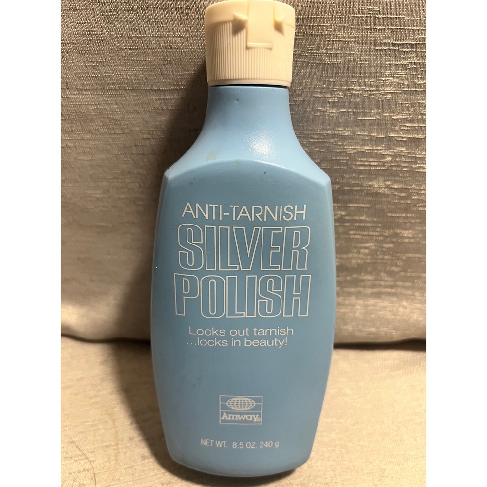 Amway Anti-Tarnish Silver Polish 8.5 oz 240g Bottle Cleaner for Sterling Silver